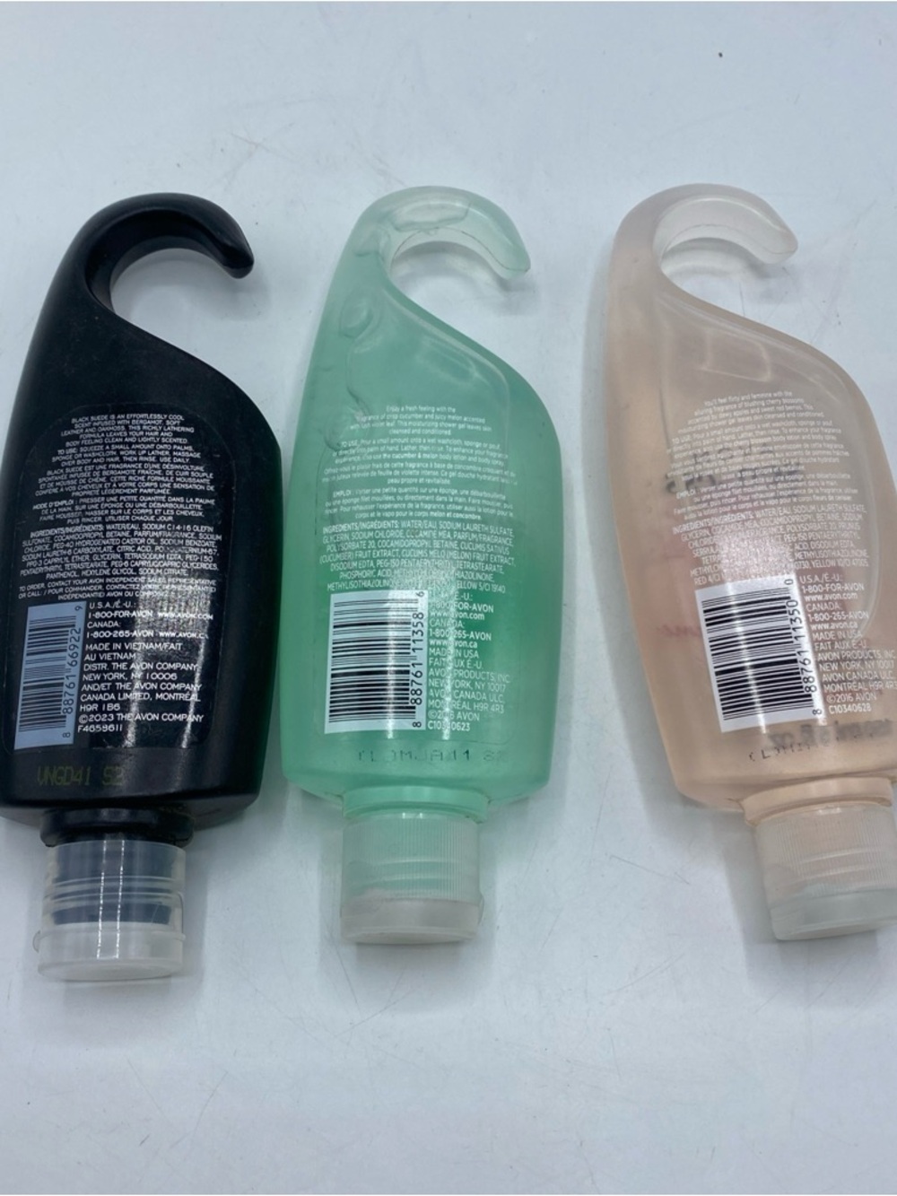 AVON Black Suede Hair Body Wash Senses Body Care Cherry Blossom Cucumber Melon - Picture 3 of 5